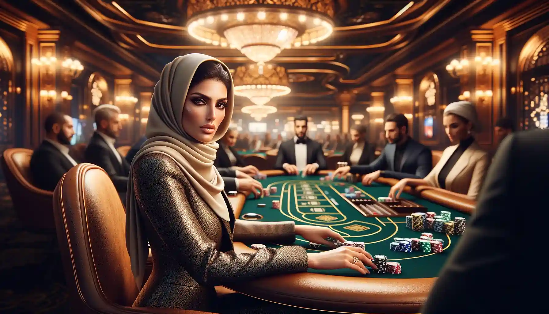 arabic women playing casino